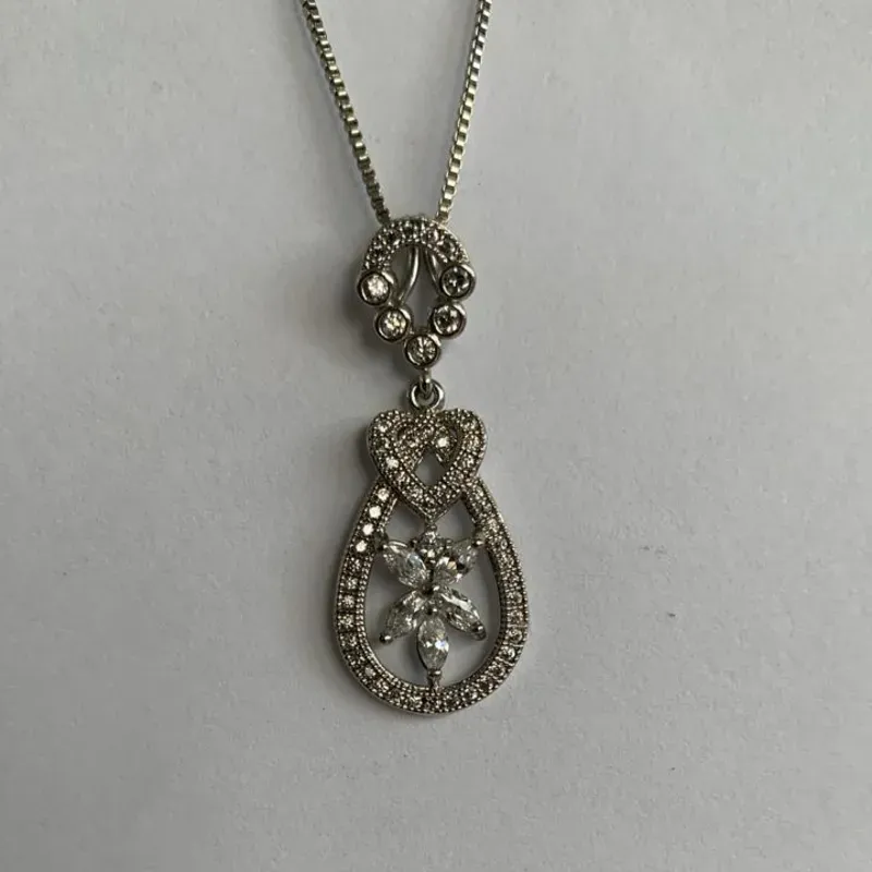 Colar Veneziana Pingente Encanto Diamond
