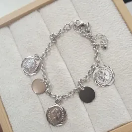 Pulseira Medalha Diamond Pulseira Medalha Diamond