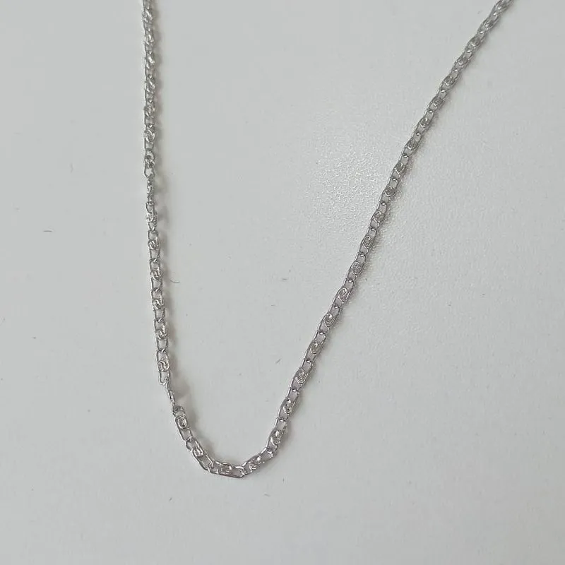 Corrente Masculina Mini Piastrine 60cm