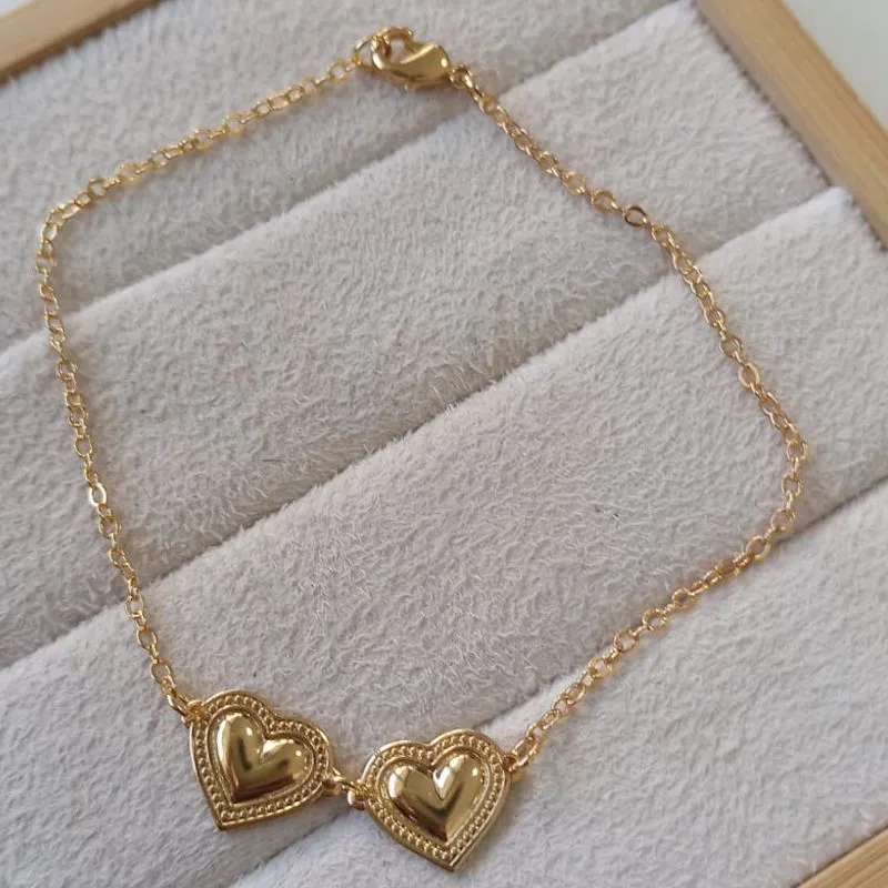 Pulseira Corações